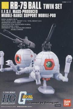 HGUC RB-79 铁球 两件套-资料图