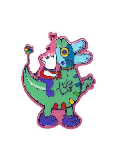 LOVE恋 徽章 粉色