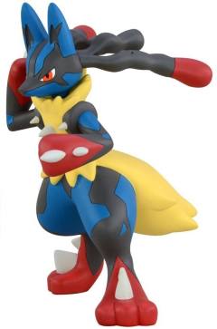 Mega Shinka Figure Pokémon Mega Ring System Sound Figure 路卡利欧 Mega Lucario