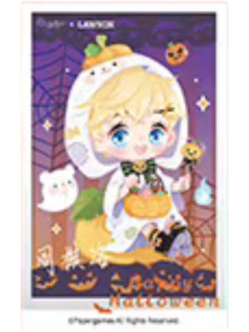 周棋洛-罗森联名万圣节签名拍立得