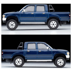 多美卡TLV系列 LV-N255a 丰田 Hilux 四驱皮卡 双驾驶室 SSR 深蓝色 95年款-资料图