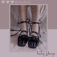 BABY SHEEP 小绵羊丝缎穆勒鞋-资料图