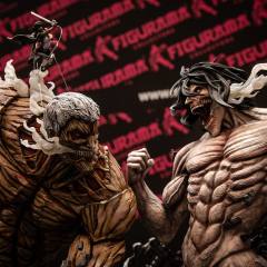 Elite Exclusive Statue 铠之巨人 三笠·阿克曼 巨人 -资料图