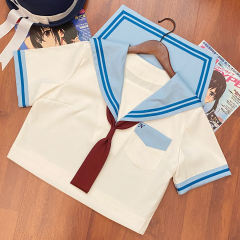 白身蓝领关西襟·水手服套装-资料图