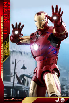 1:4比例珍藏人偶 钢铁侠MARK 3 豪华版-资料图