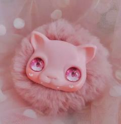 喵喵球挂件-粉