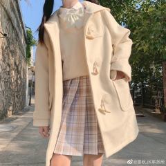 暖冬·牛角扣大衣-资料图