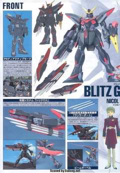 1/100 高达SEED模型系列 GAT-X207 迅雷高达-资料图