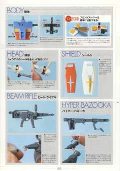 Gunpla Starter Set HGUC FF-X7 核心战机 MS-06F 扎古Ⅱ RX-78-2 元祖高达-资料图