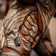 Elite Exclusive Statue 铠之巨人 三笠·阿克曼 巨人 -资料图