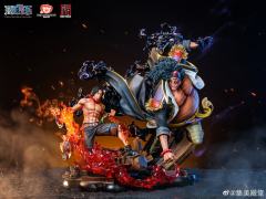 MINI STATUE 波特夹斯.D.艾斯 VS 马歇尔.D.提奇