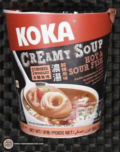 Creamy Soup With Crushed Noodles Hot & Sour Fish Flavor