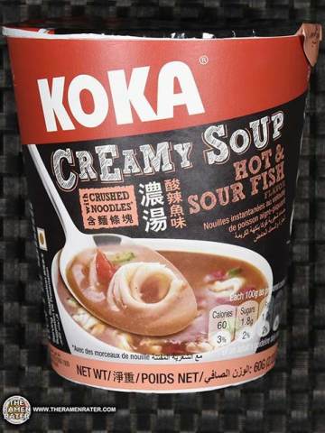 Creamy Soup With Crushed Noodles Hot & Sour Fish Flavor