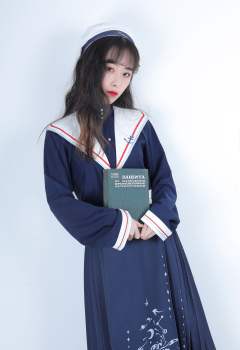 立领衫马面裙
