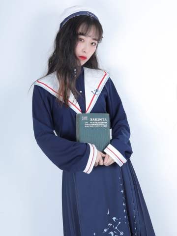 立领衫马面裙