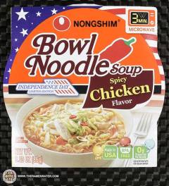 Bowl Noodle Soup Independence Day Limited Edition Spicy Chicken Flavor