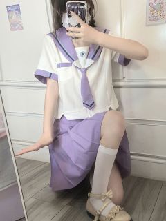 藤兰高校·水手服下裙-资料图