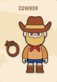 牛仔BOB徽章-资料图