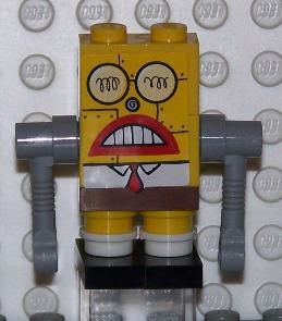 Robot SpongeBob with Sticker