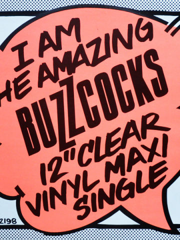 I Am The Amazing Buzzcocks 12&quot; Clear Vinyl Maxi Single