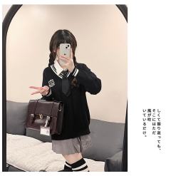学院风毛衣-资料图