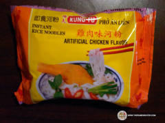 Kung Fu Instant Rice Noodles Artificial Chicken