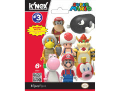 K'NEX Super Mario Mystery Figure Bags Series 3 耀西 Pink-资料图