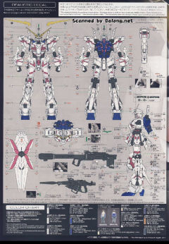 RG RX-0 独角兽高达 哔哩哔哩配色 Ver.-资料图