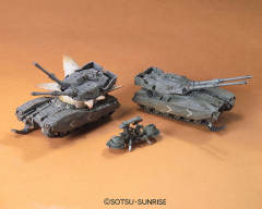 HGUC MS-06 扎古 II 重力战线 61坦克 套装-资料图