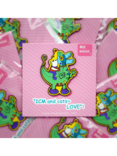 LOVE恋 徽章 黄色