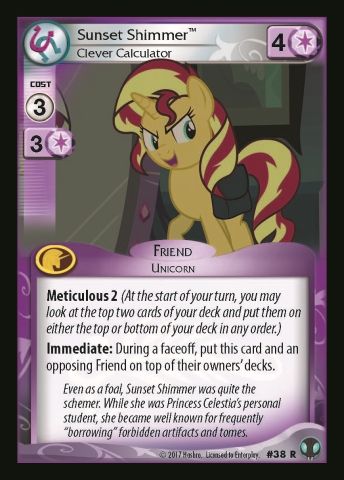 Sunset Shimmer, Clever Calculator