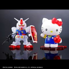 SD高达 EX-Standard RX-78-2 元祖高达&HELLO KITTY 透明色 套装