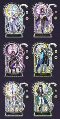 Selen Tatsuki-星夜系列彩窗立牌-资料图