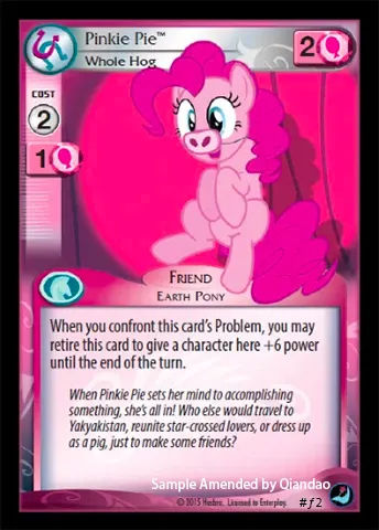 Pinkie Pie, Whole Hog