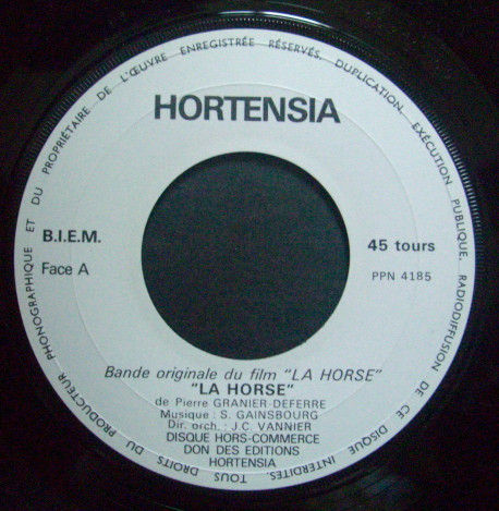 Bande Originale Du Film &quot;La Horse&quot;