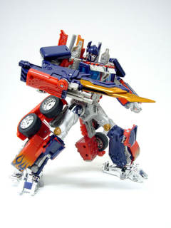 Leader Class Transformers Movie 擎天柱 Battle Mode-资料图
