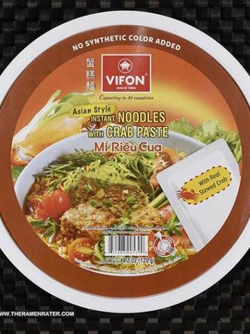 Asian Style Instant Noodles With Crab Paste