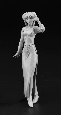 Eggplane Series 铃明美 Lynn Minmay (Chinese Dress) w/VF-1J Valkyrie-资料图