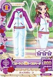 星光学园紫色运动服