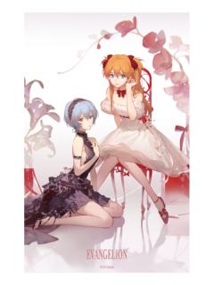 绫波丽&明日香-花之语系列PVC海报