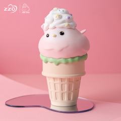 奶油白桃味甜筒