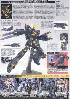 HGUC RX-0 独角兽高达2号机 报丧女妖 毁灭模式-资料图