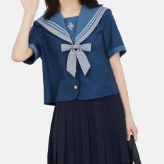 泡泡袖水手服-资料图