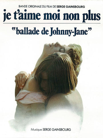 Bande Originale Du Film De Serge Gainsbourg &quot;Je T'Aime Moi Non Plus&quot;