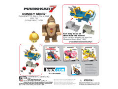 K'NEX Mario Kart Building Set 森喜刚 Bolt Buggy Kart-资料图