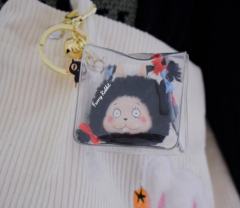 小魔女蒙娜兔兔头钥匙扣