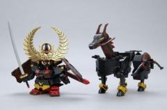 SD高达 BB战士 德川家康高达 漆黑铠甲版-资料图