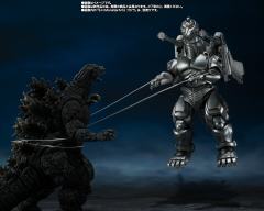 S.H.MonsterArts 机械哥斯拉（1993）+迦楼罗+火焰拉顿 幕张决战版-资料图