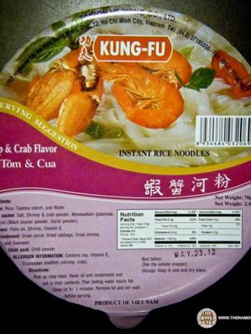 Kung Fu Rice Noodle Shrimp Crab