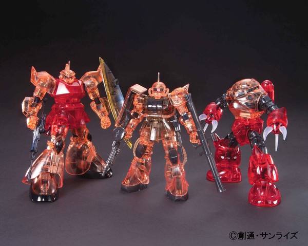 HGUC 夏亚专用机套装 透明版